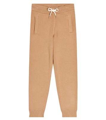 Pantalon de survêtement en coton et laine | Chloé Kids