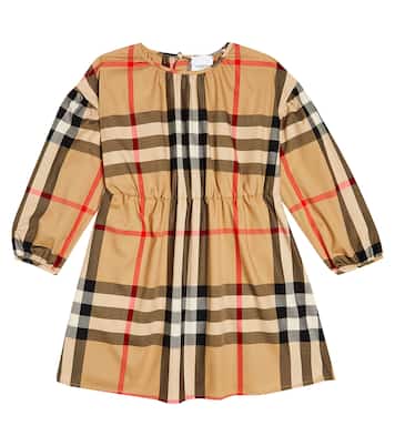Robe Burberry Check en coton mélangé | Burberry Kids