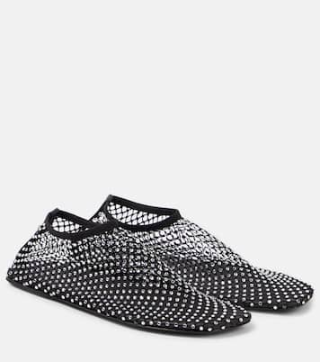 Minette embellished mesh ballet flats | Christopher Esber