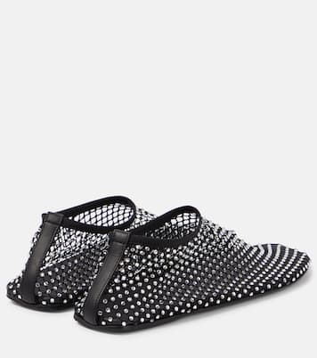 Minette embellished mesh ballet flats | Christopher Esber
