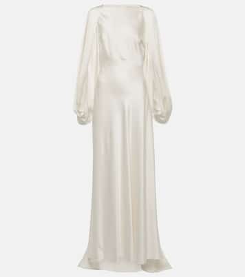Robe longue de mariée Kami en soie | Roksanda