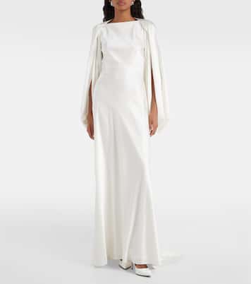Robe longue de mariée Kami en soie | Roksanda