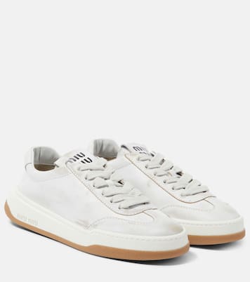 Sneakers in suede | Miu Miu
