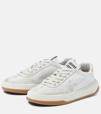 Sneakers in suede | Miu Miu
