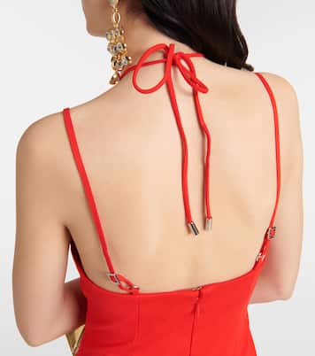Miniabito in jersey con cut-out | Area