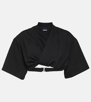 T-shirt cropped Le Bahia Court | Jacquemus