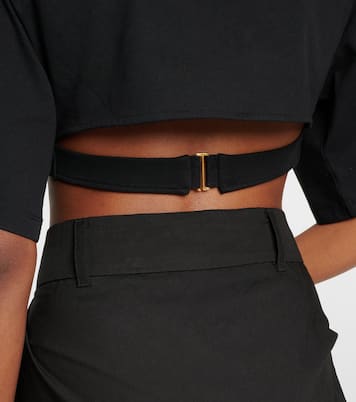 T-shirt cropped Le Bahia Court | Jacquemus