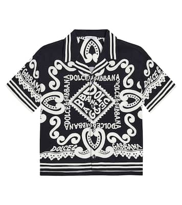 Chemise imprimée à logo | Dolce&Gabbana Kids