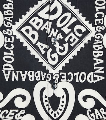 Chemise imprimée à logo | Dolce&Gabbana Kids