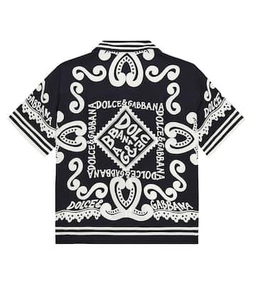 Chemise imprimée à logo | Dolce&Gabbana Kids