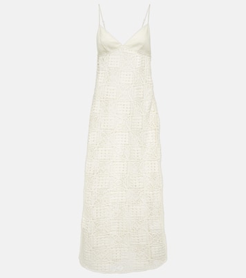 Abito midi in crochet di cotone | SIR