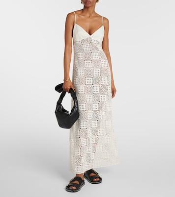 Abito midi in crochet di cotone | SIR
