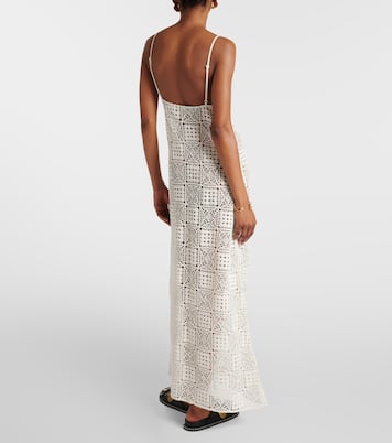 Abito midi in crochet di cotone | SIR