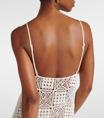 Abito midi in crochet di cotone | SIR