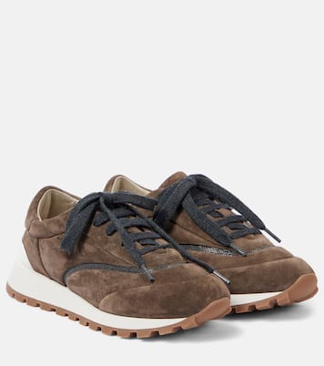 Runner suede sneakers | Brunello Cucinelli