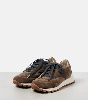 Runner suede sneakers | Brunello Cucinelli