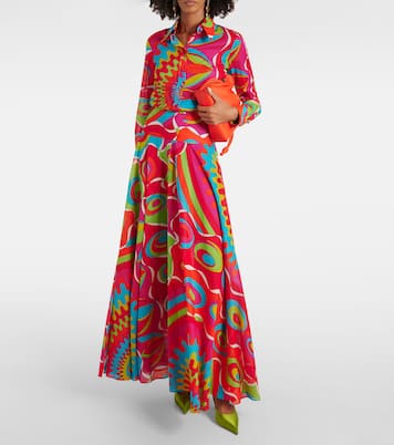 Camicia Bersaglio in cotone con stampa | Pucci