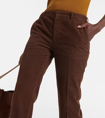 Low-Rise-Hose aus Baumwoll-Cord | Saint Laurent