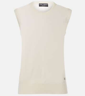 Top de cachemir y seda con DG  | Dolce&Gabbana
