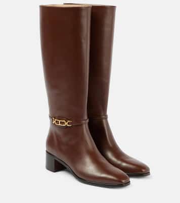 Botas altas Whitney de piel | Tom Ford