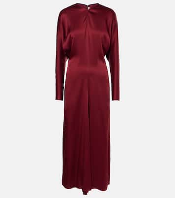 Midikleid aus Satin | Victoria Beckham