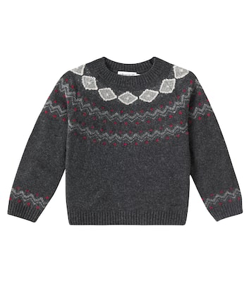 Pull Grimaldi en jacquard de laine | Bonpoint