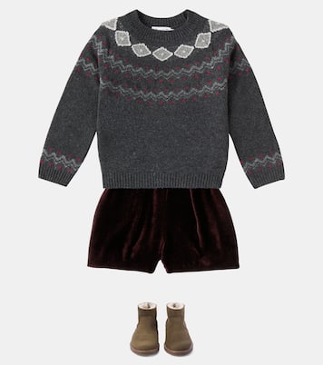 Pull Grimaldi en jacquard de laine | Bonpoint