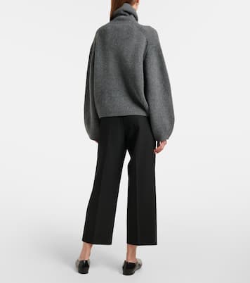 Ribbed-knit wool-blend turtleneck sweater | Toteme