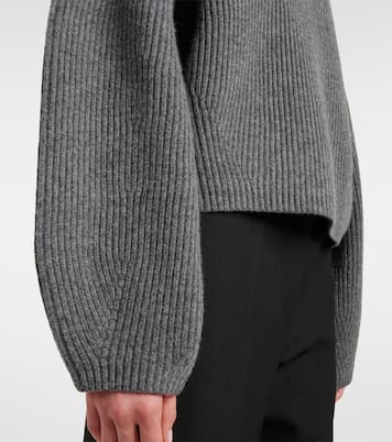 Ribbed-knit wool-blend turtleneck sweater | Toteme