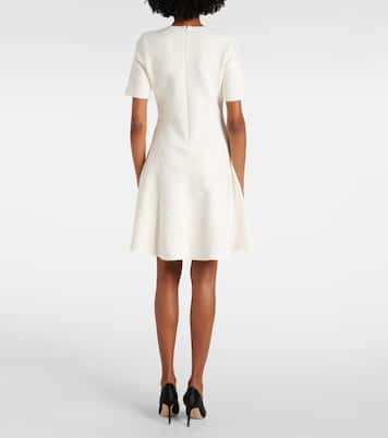 Bridal - Abito corto in jacquard | Oscar de la Renta