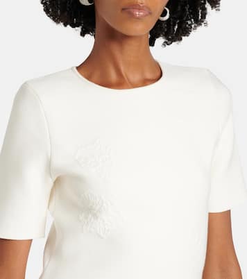 Bridal - Abito corto in jacquard | Oscar de la Renta