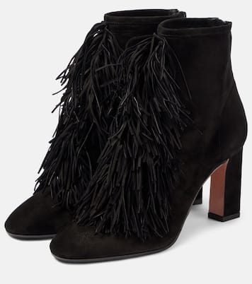 Ankle Boots Gytane 85 aus Veloursleder | Aquazzura