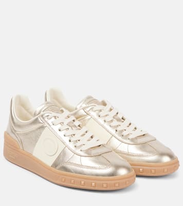 Baskets Upvillage en cuir métallisé | Valentino Garavani