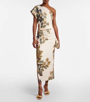 Top cropped Belletto Asymmetric in lino | SIR