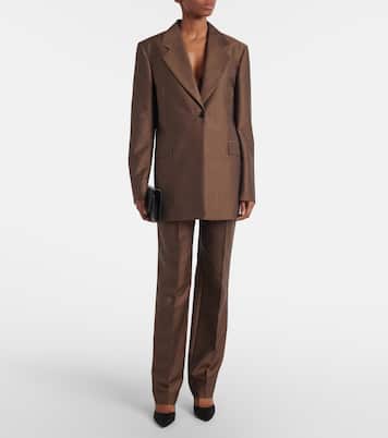 Blazer Vermont in mohair e lana | The Row