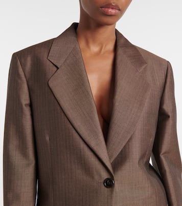 Blazer Vermont in mohair e lana | The Row