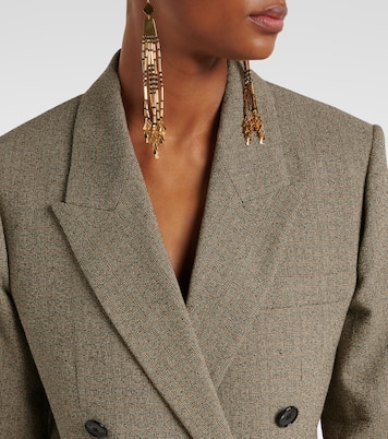 Blazer Irma in misto cotone a quadri | Isabel Marant