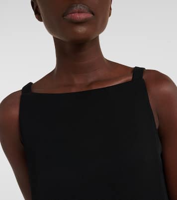 Abito midi in raso | Gucci
