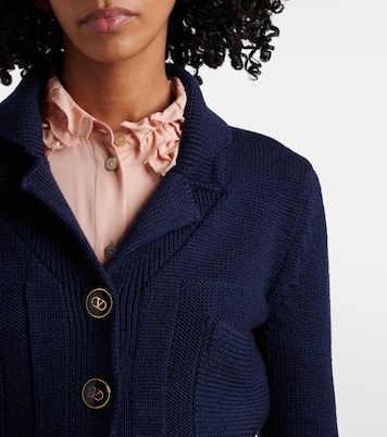 Cardigan in lana e cotone | Valentino