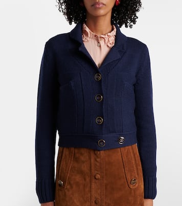 Cardigan in lana e cotone | Valentino