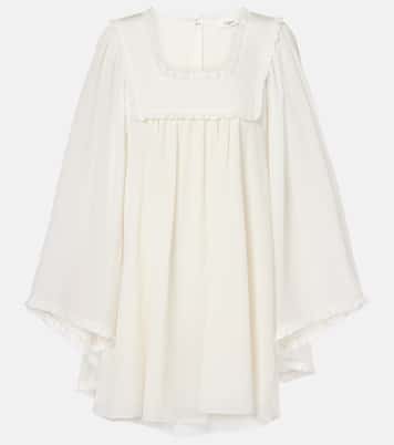 Silk crêpe minidress | Chloé