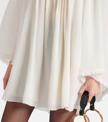 Silk crêpe minidress | Chloé