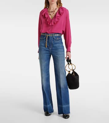 Jeans flared a vita alta | Chloé