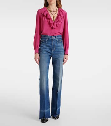 Jeans flared a vita alta | Chloé