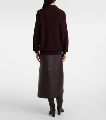 Cardigan Twisted en laine mélangée | Lemaire
