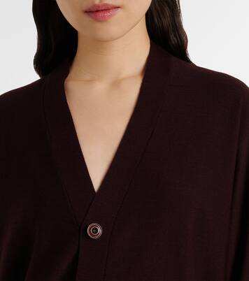 Cardigan Twisted en laine mélangée | Lemaire