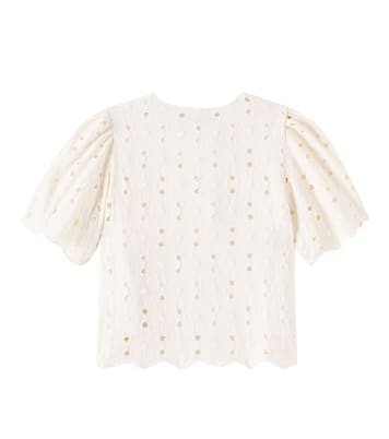 Blusa Creta in misto cotone con ricamo | The New Society