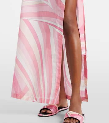 Iride cotton beach cover-up | Pucci
