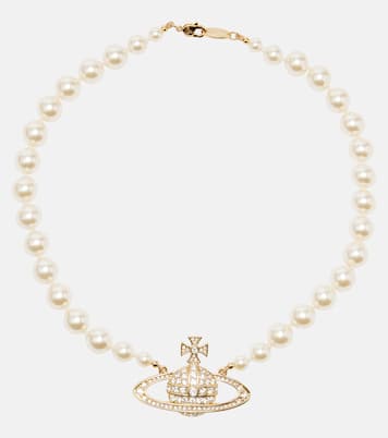 Choker Bas Relief Orb mit Zierperlen | Vivienne Westwood