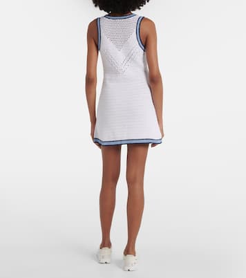 Vestido corto Elsa de croché de algodón | The Upside